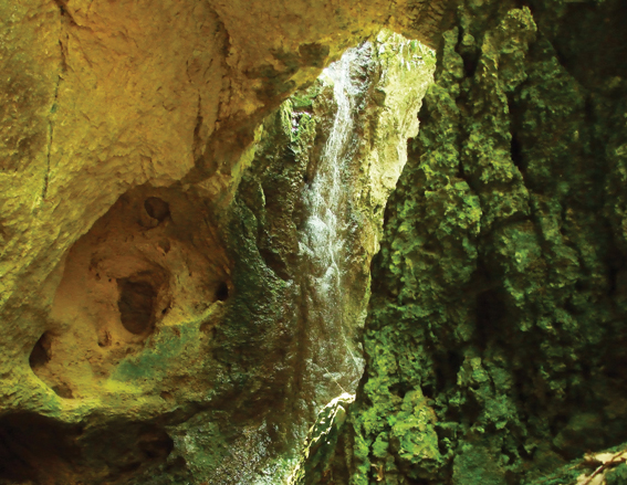 Go to БИГРЕНИЦА, КОД ЋУПРИЈЕ <br> Водопад у пећини